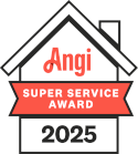 Stronghold Floors received the 2025 Angi Super Service award - making it 4 years in a row.